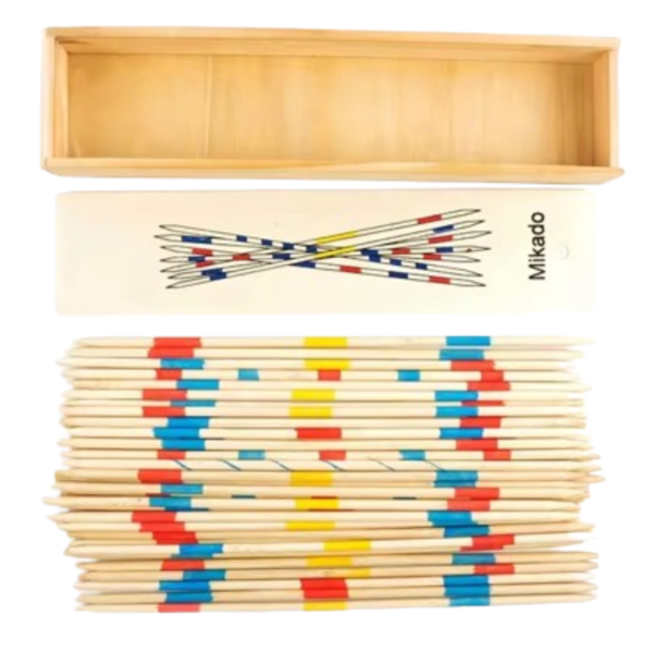 Mikado Spiel | Wooden 31 Pick-Up Sticks | Best Return Gift | Fun Family Indoor Board Game for Adults and Kids 5+ Years (Pack of 1) - Image 3