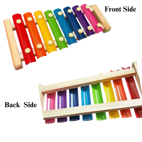 Wooden Xylophone Musical Toy with 8 Nodes | Kids First Musical Sound Instrument Toy | Babies Toddlers 6 Months - Image 4