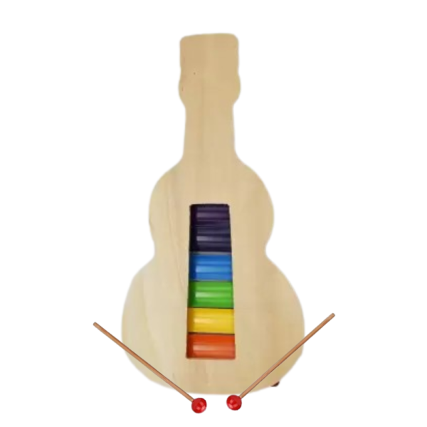 Wooden Xylophone Guitar Musical Toy with 8 Nodes | Kids First Musical Sound Instrument Toy | Babies Toddlers 6 Months (Xylo 8 Nodes) - Image 3