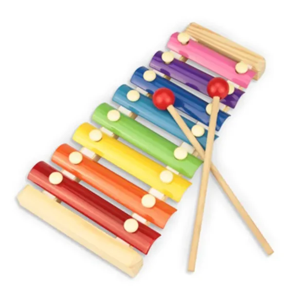 Wooden Xylophone Musical Toy with 8 Nodes | Kids First Musical Sound Instrument Toy | Babies Toddlers 6 Months - Image 2