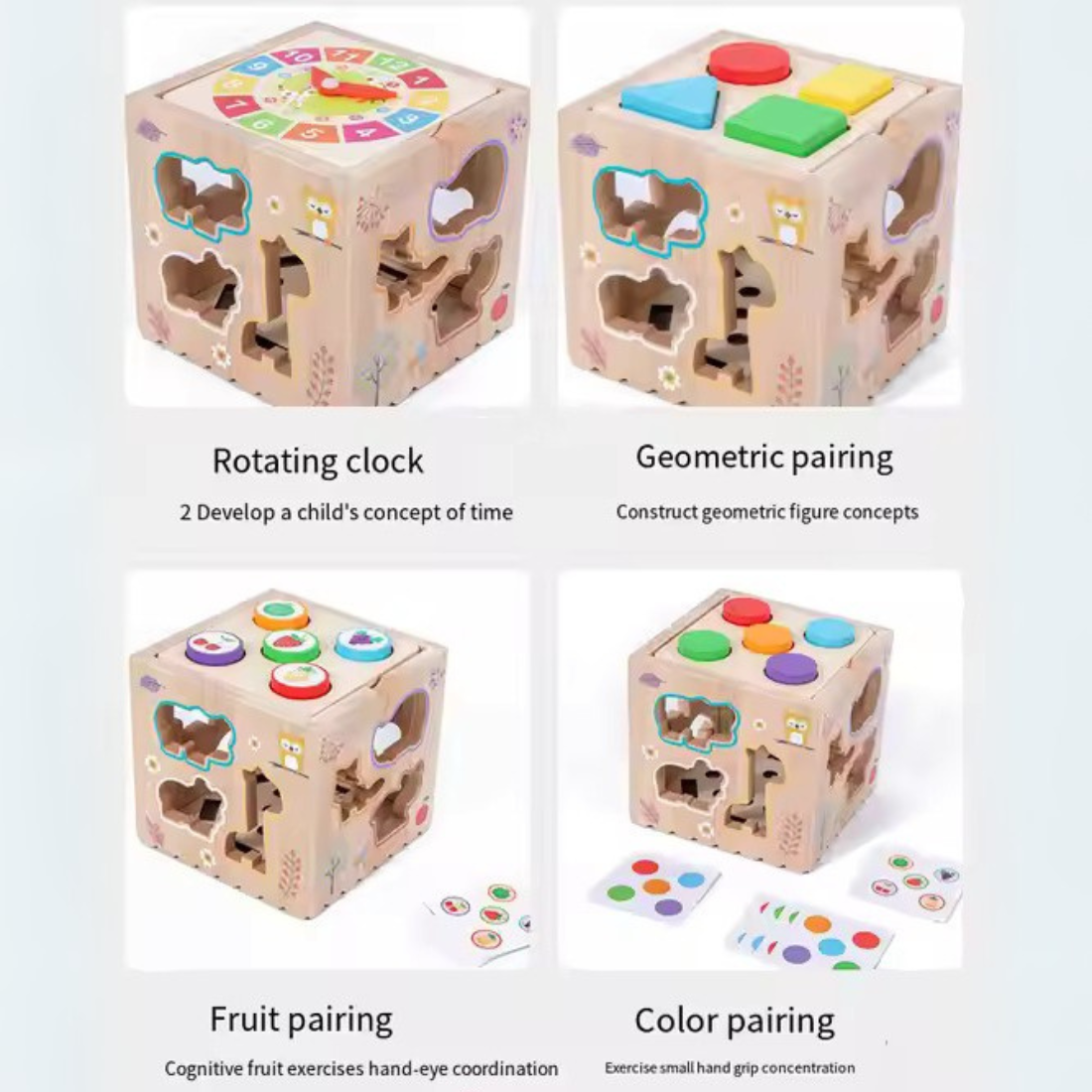 Mara Bommai in Wooden Montessori Toy for Toddlers, Educational