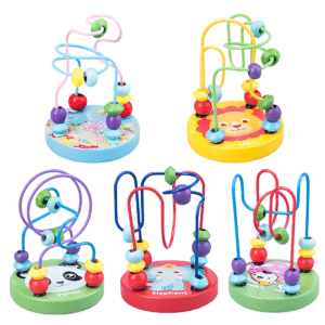wooden bead maze