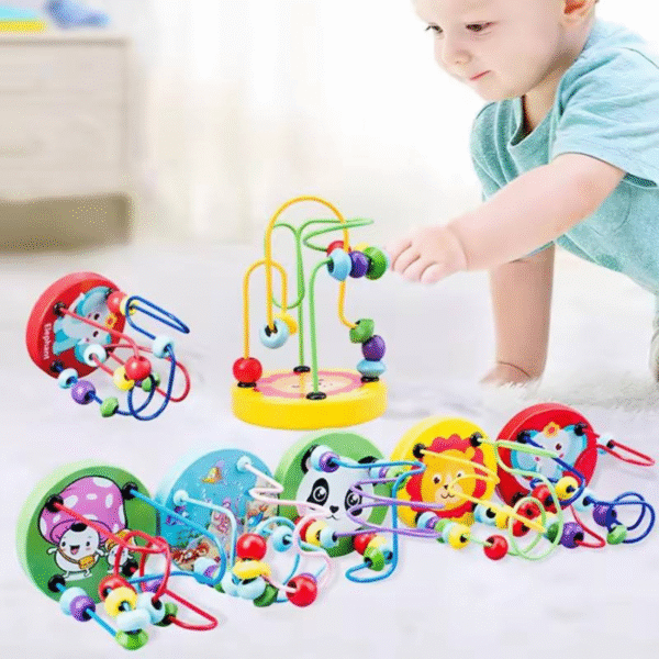 Mara Bommai ® Wooden Bead Maze Montessori Toy for Toddlers | Eco-Friendly Roller Coaster Activity Toy | Educational STEM Learning Toy for Kids | Fine Motor Skills, Sensory & Early Development - Image 8