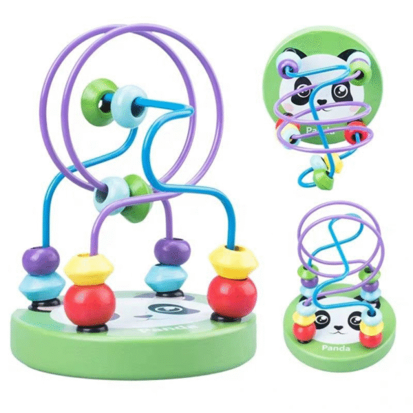 Mara Bommai ® Wooden Bead Maze Montessori Toy for Toddlers | Eco-Friendly Roller Coaster Activity Toy | Educational STEM Learning Toy for Kids | Fine Motor Skills, Sensory & Early Development - Image 2