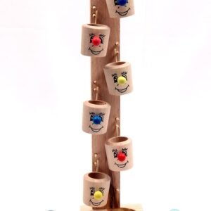Mara Bommai Wooden Marble Drop Game for Kids - Fun Educational Toy with Colorful Faces | Hand-Eye Coordination & Fine Motor Skills Development