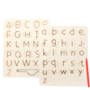 Mara Bommai Double-Sided Wooden Alphabet Tracing Board – Capital & Small Letters A to Z Learning Toy