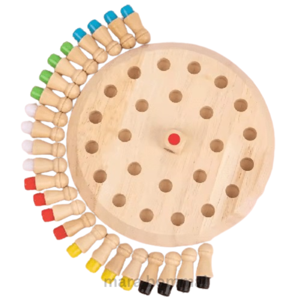 Matching Games, Wooden Memory Match Stick Chess Game,BLOWEST Colorful Memory Chess, Funny Block Board Game, Early Educational Toy, Brain Training Games