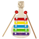 Wooden Xylophone Guitar Toy (5 Nodes) | Kids First Musical Sound Instrument Toy | Babies Toddlers 6 Months (Xylo 5nodes)