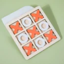 Mara Bommai Classic Tic Tac Toe Toy Game Zero and Cross Game Wooden Tic Tac Toe Game, tic tac Toy XOXO Toys, Perfect Return Gift Toy, Table top Noughts and Crosses Game, Party & Fun Game for Kids Adults Family & Friends ( Random colour pack of 1 )
