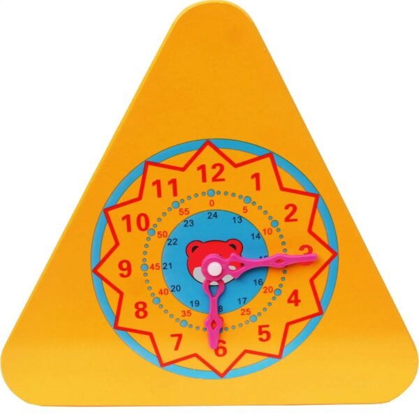 “5-in-1 Wooden Activity Triangle Centre | Alphabet, Abacus, Smiley ...