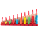 Montessori Wooden Rainbow Abacus Counting Frame – Early Math & Number Learning Toy for Kids
