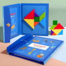 Magnetic Tangram Puzzle Book for Kids