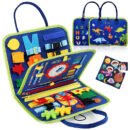 Montessori Busy Book Learning Bag for Kids – Sensory Activity Toy for Fine Motor Skills & Early Education