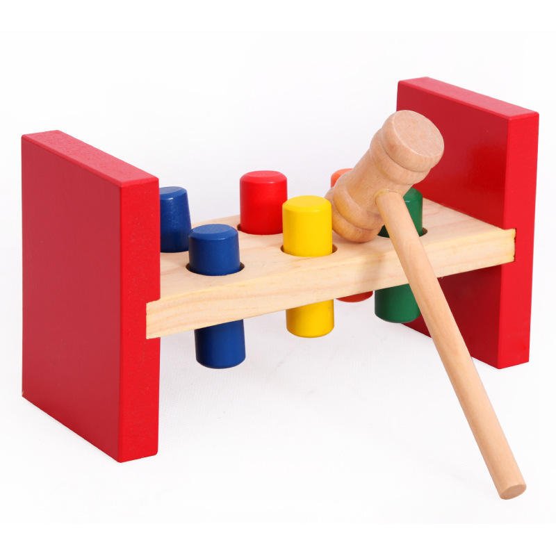 Wooden Pound & Tap Bench Toy for Toddlers